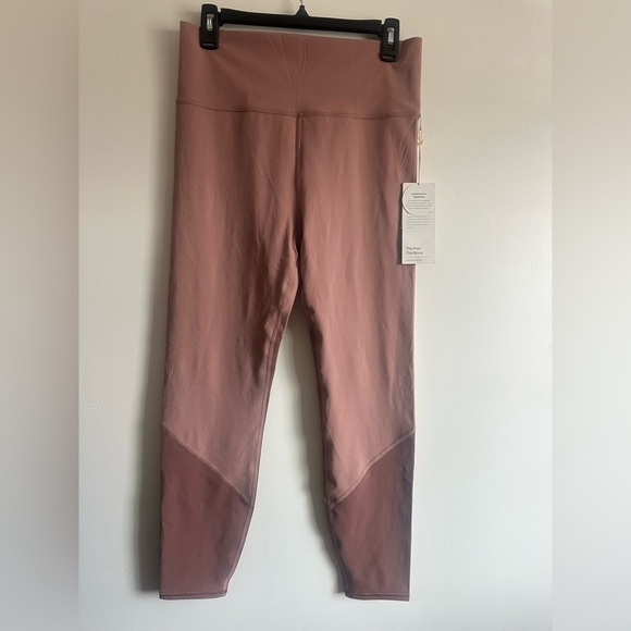 NWT Vuori Women's Active Colorblock Studio Legging AC9 Light Terracotta Size XL - Picture 3 of 7